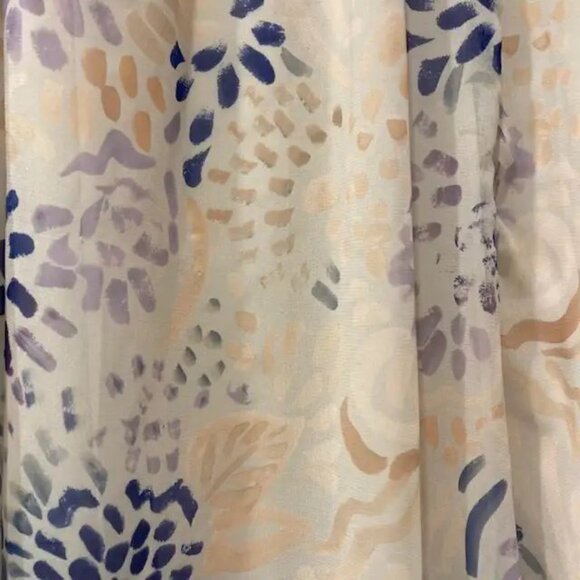 Aritzia Wilfred Blue & White Floral Genoa Midi Dress - Picture 5 of 6